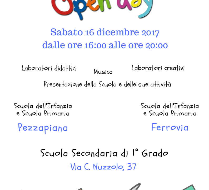 locandinaopenday16dicembre2017